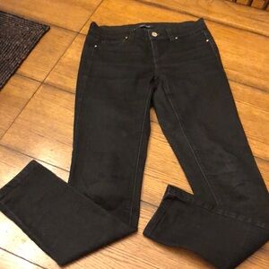 White House Black Market Black Jeans Stretch Size XS Straight Leg Career Travel